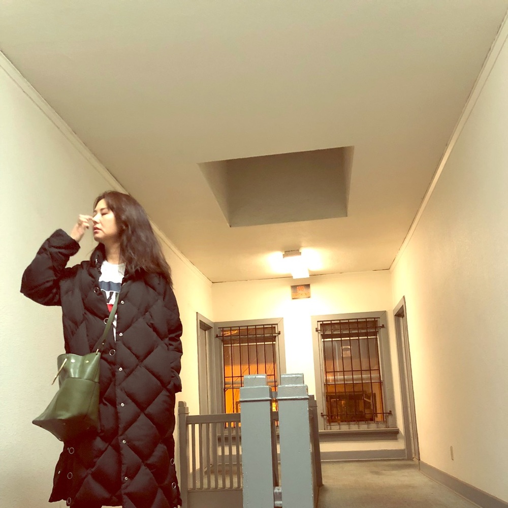 Black coat